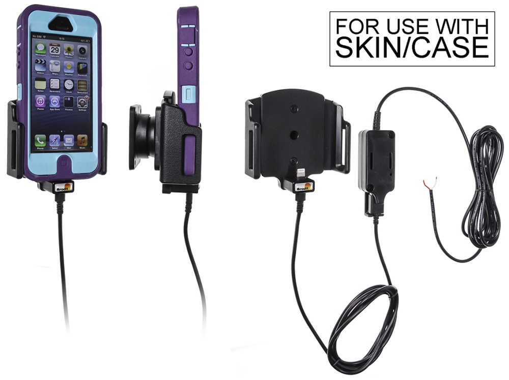 Brodit Aktiv holder til fast installation, Apple iPhone 5/5C/5S/SE
