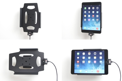Brodit Aktiv holder til fast montering, Apple iPad Mini 2 (A1489, A1490, A1491)/3 (A1599, A1600)/Retina