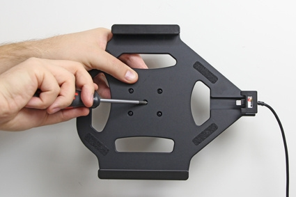 Brodit Aktiv holder til fast installation, Apple iPad 5th Gen (A1822, A1823)/9.7 6th Gen (A1893, A1954)/9.7 New/Air (A1474, A1475, A1476)