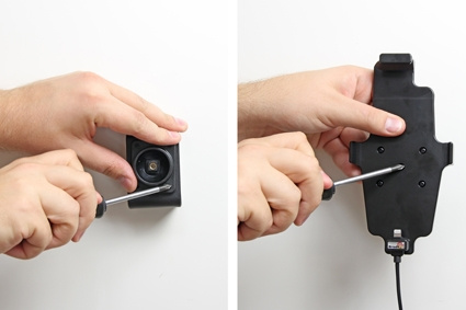 Brodit Aktiv holder til fast installation, Apple iPhone 11 Pro Max/12 Pro Max/13 Pro Max/14 Plus/14 Pro Max/6 Plus/6S Plus/7 Plus/8 Plus/Xs Max