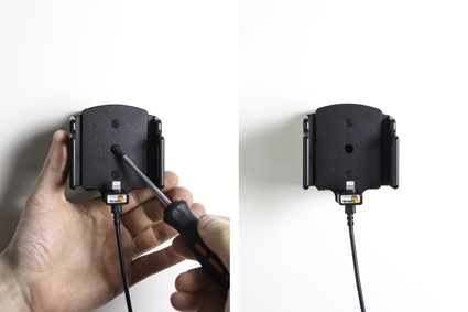 Brodit Aktiv holder til fast montering, Apple iPhone 6/6S/7/8/SE 2nd Gen 2020/X/Xs