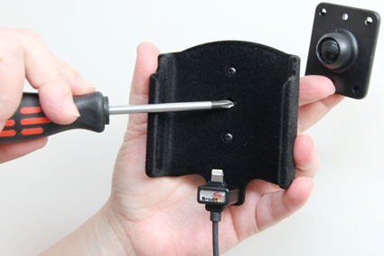 Brodit Aktiv holder til fast installation, Apple iPhone 6S Plus/7 Plus/8 Plus/Xs Max