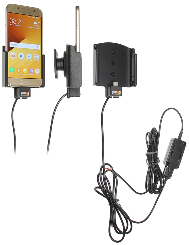 Brodit Aktiv holder til fast montering, Samsung Galaxy A3 (2017) 