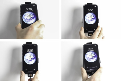 Brodit Aktiv holder til fast installation, Apple iPhone 11 Pro/X/Xs