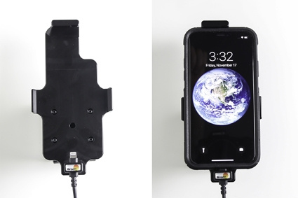 Brodit Aktiv holder til fast installation, Apple iPhone 11 Pro/X/Xs