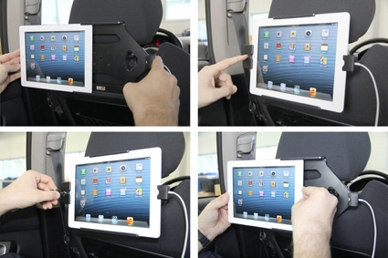 Brodit Holder med nøglelås, Apple iPad 4th Gen (A1458, A1459, A1460)/With Retina (Lightning Connector)