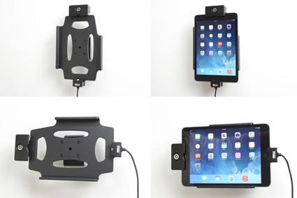 Brodit Holder med nøglelås, Apple iPad Mini 2 (A1489, A1490, A1491)/3 (A1599, A1600)/Retina