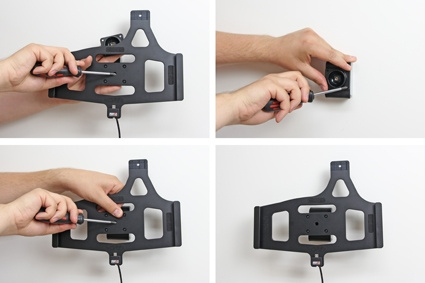 Brodit Holder med nøglelås, Samsung Galaxy Tab 4 10.1 SM-T530/SM-T531/SM-T535