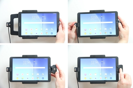 Brodit Holder med nøglelås, Samsung Galaxy Tab E 9.6 