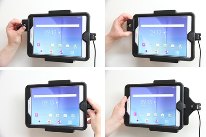 Brodit Holder med nøglelås, Samsung Galaxy Tab A 9.7 