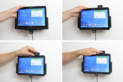 Brodit Holder med nøglelås, Samsung Galaxy Tab 4 10.1 SM-T530/SM-T531/SM-T535