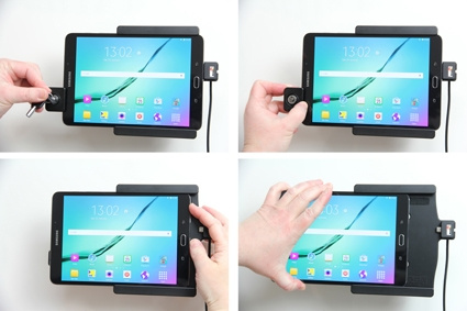 Brodit Holder med nøglelås, Samsung Galaxy Tab S2 8.0 SM-T713 /SM-T719 