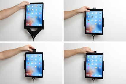 Brodit Holder med nøglelås, Apple iPad Pro 12.9 (A1584, A1652, A1670, A1671) 