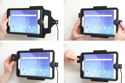 Brodit Holder med nøglelås, Samsung Galaxy Tab A 9.7 