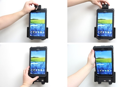 Brodit Holder med nøglelås, Samsung Galaxy Tab Active 8.0 SM-T365 