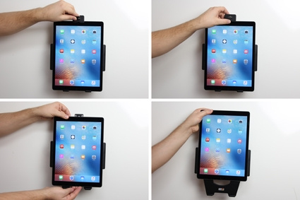 Brodit Holder med nøglelås, Apple iPad Pro 12.9 (A1584, A1652, A1670, A1671) 