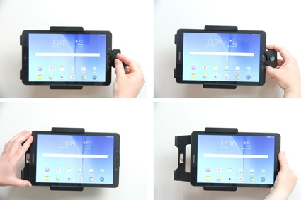 Brodit Holder med nøglelås, Samsung Galaxy Tab E 9.6 