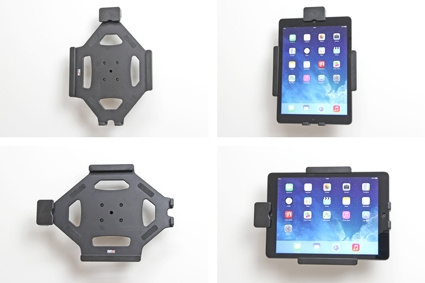 Brodit Holder med fjederlås, Apple iPad 5th Gen (A1822, A1823)/9.7 6th Gen (A1893, A1954)/9.7 New/Air (A1474, A1475, A1476)