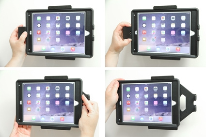 Brodit Holder med fjederlås, Apple iPad Air 2 (A1566, A1567) 