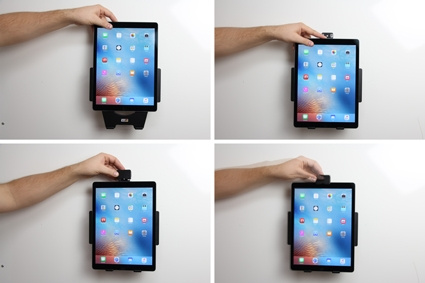 Brodit Holder med fjederlås, Apple iPad Pro 12.9 (A1584, A1652, A1670, A1671) 