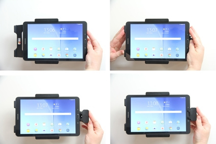 Brodit Holder med fjederlås, Samsung Galaxy Tab E 9.6 