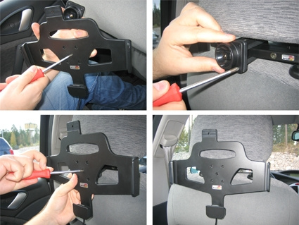 Brodit Holder med fjederlås, Samsung Galaxy Tab 10.1 GT-P7500 