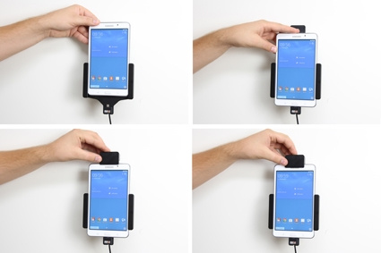 Brodit Holder med fjederlås, Samsung Galaxy Tab 4 7.0 SM-T230/SM-T231/SM-T235