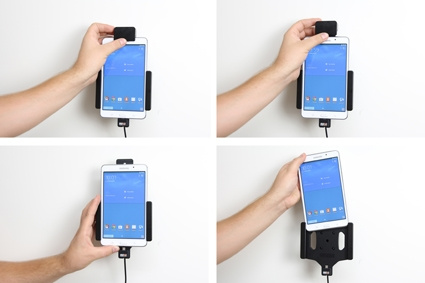 Brodit Holder med fjederlås, Samsung Galaxy Tab 4 7.0 SM-T230/SM-T231/SM-T235