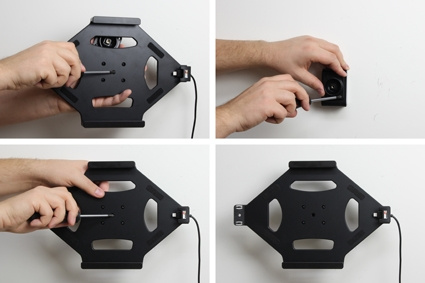 Brodit Holder med fjederlås, Apple iPad Air 2 (A1566, A1567) 