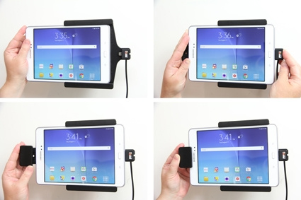 Brodit Holder med fjederlås, Samsung Galaxy Tab A 8.0 (2015) SM-T350 
