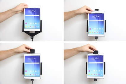 Brodit Holder med fjederlås, Samsung Galaxy Tab A 9.7 