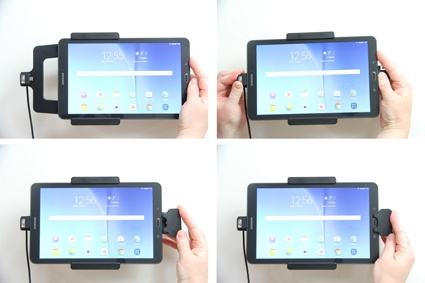 Brodit Holder med fjederlås, Samsung Galaxy Tab E 9.6 