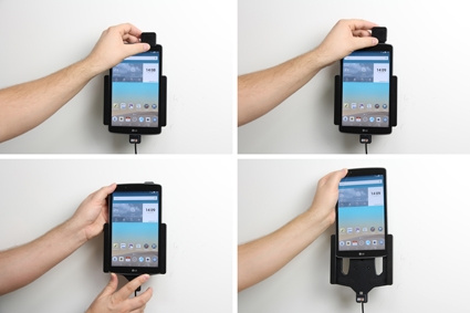 Brodit Holder med fjederlås, LG G Pad F 8.0 