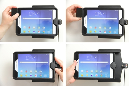 Brodit Holder med fjederlås, Samsung Galaxy Tab A 8.0 (2015) SM-T350 