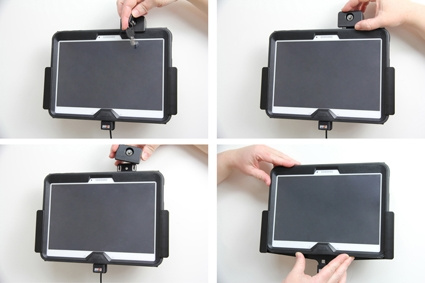 Brodit Holder med nøglelås, Samsung Galaxy Tab 4 10.1 SM-T530/SM-T531/SM-T535