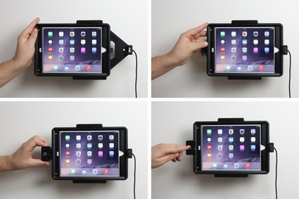 Brodit Holder med nøglelås, Apple iPad Air 2 (A1566, A1567) 