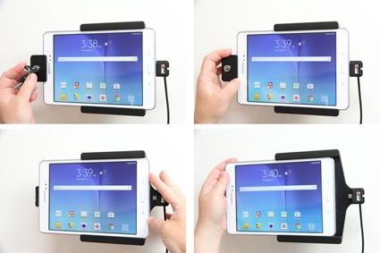 Brodit Holder med nøglelås, Samsung Galaxy Tab A 8.0 (2015) SM-T350 