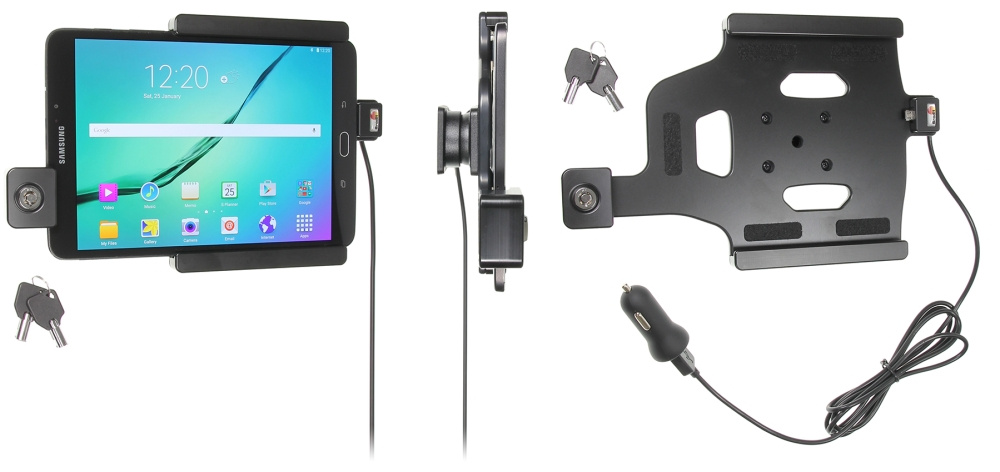 Brodit Holder med nøglelås, Samsung Galaxy Tab S2 8.0 SM-T713 /SM-T719 