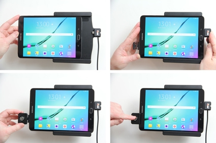 Brodit Holder med nøglelås, Samsung Galaxy Tab S2 8.0 SM-T713 /SM-T719 