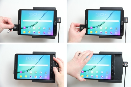 Brodit Holder med nøglelås, Samsung Galaxy Tab S2 8.0 SM-T713 /SM-T719 