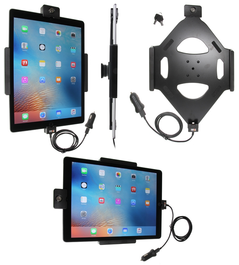 Brodit Holder med nøglelås, Apple iPad Pro 12.9 (A1584, A1652, A1670, A1671) 