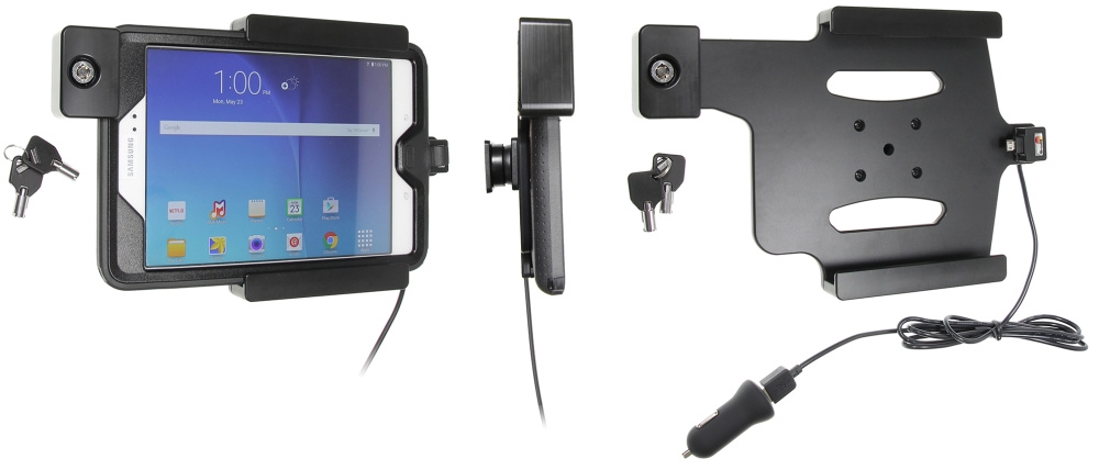 Brodit Holder med nøglelås, Samsung Galaxy Tab A 8.0 (2015) SM-T350 