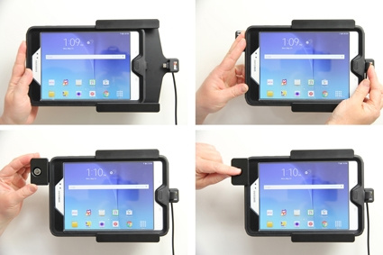 Brodit Holder med nøglelås, Samsung Galaxy Tab A 8.0 (2015) SM-T350 