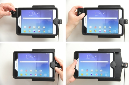 Brodit Holder med nøglelås, Samsung Galaxy Tab A 8.0 (2015) SM-T350 
