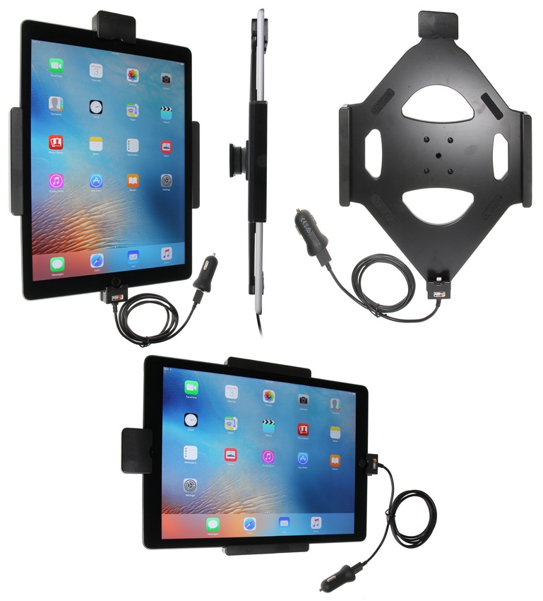 Brodit Holder med fjederlås, Apple iPad Pro 12.9 (A1584, A1652, A1670, A1671) 