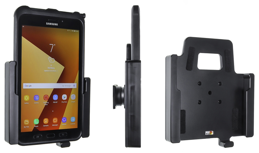 Brodit Passiv holder med kugleled, Samsung Galaxy Tab Active 2 SM-T390/SM-T395/3 SM-T570/SM-T575/5 SM-X300/SM-X306B