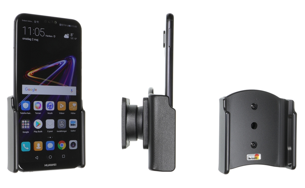 Brodit Passiv holder med kugleled, Huawei P20 Lite 