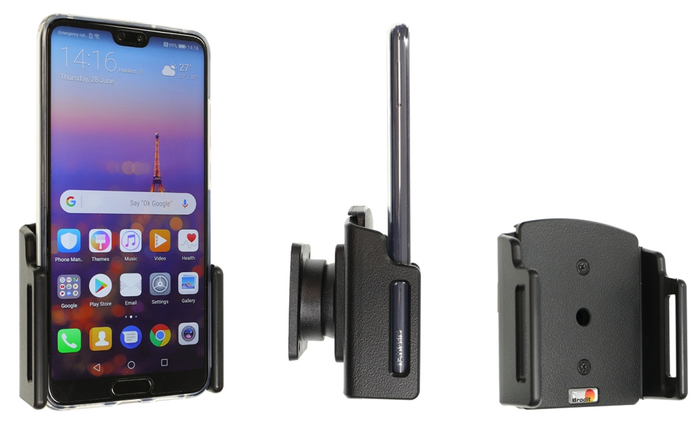 Brodit Passiv holder med kugleled, Huawei P20/P20 Pro