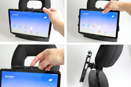 Brodit Passiv holder med kuglehoved, Samsung Galaxy Tab S4 10.5 SM-T830/SM-T835 