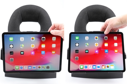 Brodit Passiv holder med kugleled, Apple iPad Air 11 (A2902, A2903, A2904)/Air 11 2025 M3 (A3266, A3267, A2370)/Air 4th Gen (A2072, A2316, A2324, A2325)/Air 5th Gen (A2588, A2589, A2591)/Pro 11 2018 (A1980, A2013, A1934, A1979)/Pro 11 2020 2nd Generation 